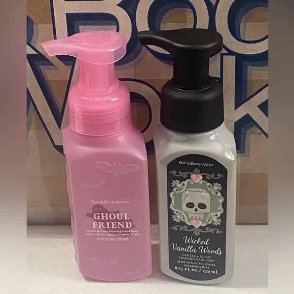 Bath & Body Works Ghoul Friend and Wicked Vanilla Woods Foaming Hand Soaps - Picture 1 of 4